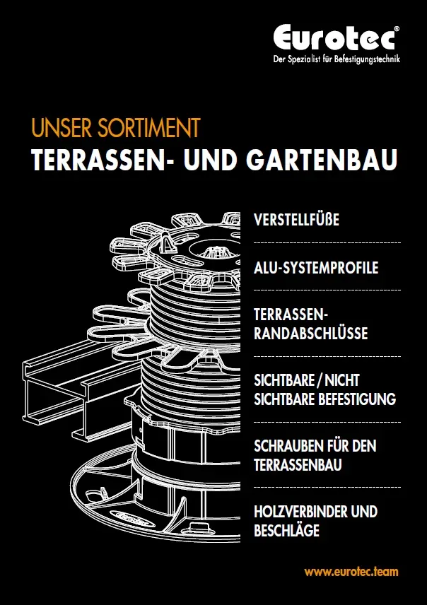Titelseite: Eurotec Terrassen- & Gartenbau Zubehör
